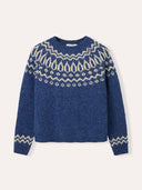 Donegal Two Tone Fair Isle Jumper