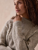 British Cable Detail Gansey Jumper